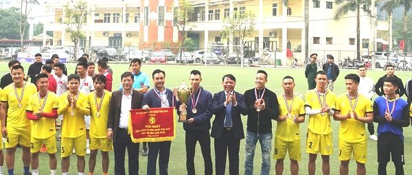 Bế mạc giải Bóng đá mini quận Cầu Giấy lần thứ XXIV năm 2020